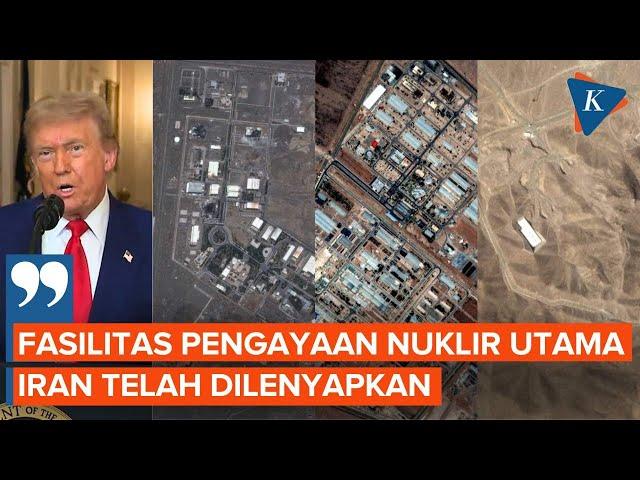 [FULL] Trump Buka Suara Setelah Militer AS Serang 3 Fasilitas Nuklir Utama Iran