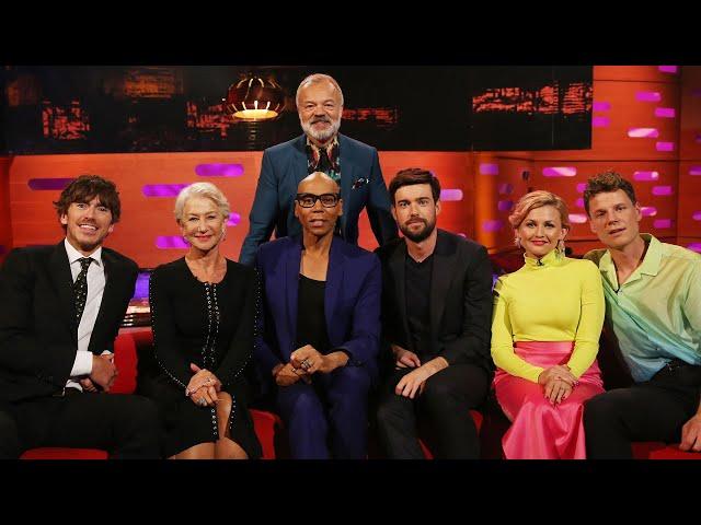 The Graham Norton Show S26E01 - Dame Helen Mirren, RuPaul, Jack Whitehall, Simon Reeve and Alphabeat