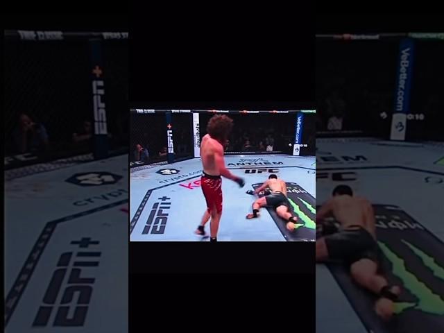 Shara “bullet” Magomedov INSANE double spinning backfist KO  #ufcknockout #ufc308 #ufc #muaythai