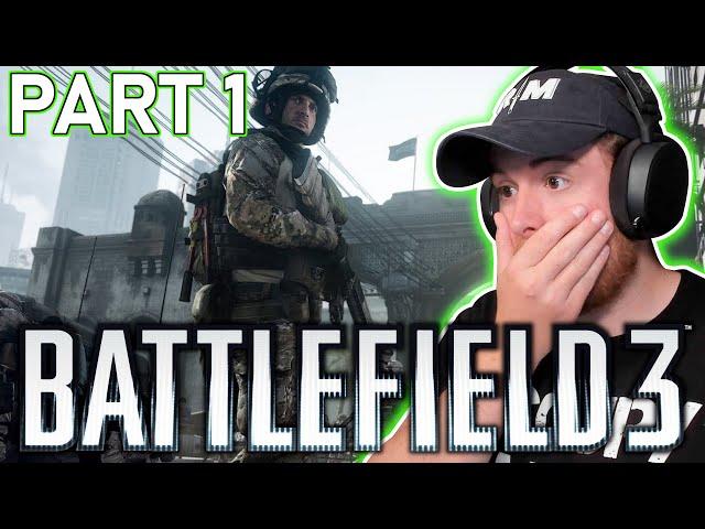 Royal Marine Plays BATTLEFIELD 3 For The First Time! Part 1