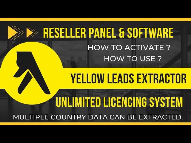 #YellowPagesScraper | How to activated Yellow Leads Extractor? How to Use Yellow Leads Extractor?