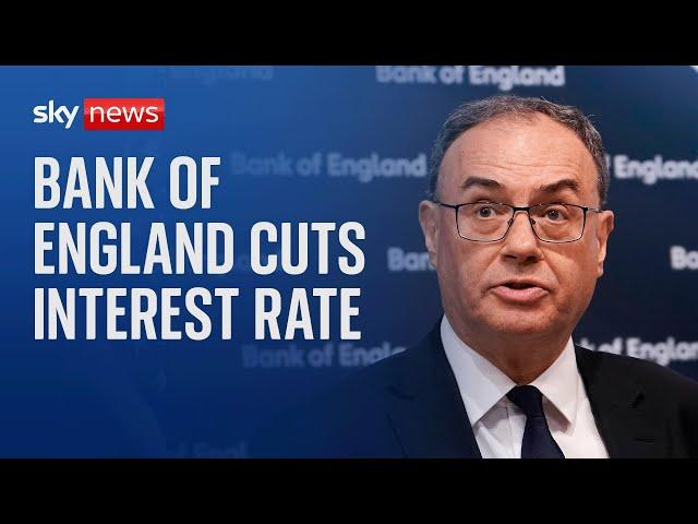 Bank of England news conference after cutting interest rates to 5% - in full