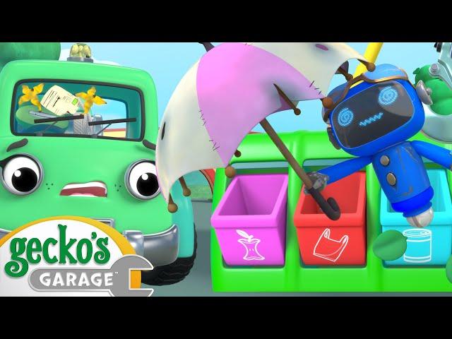 The Recycling Treasure Hunt! | Gecko's Animal Pals | Animal & Vehicle Cartoons | Cartoons for Kids