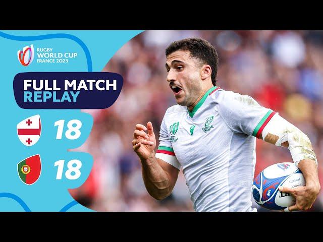 A DRAMATIC draw! | Georgia vs Portugal - Pool C | Rugby World Cup 2023 Full Match Replay