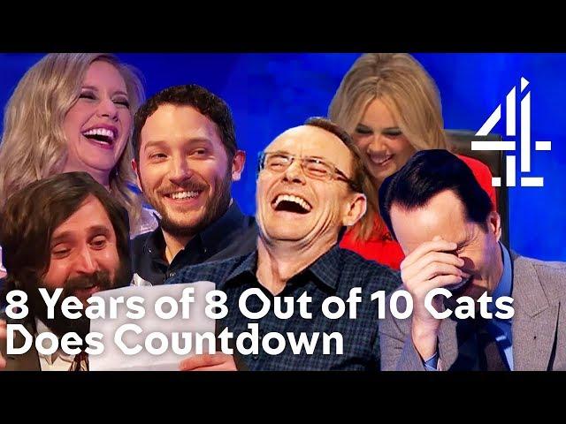 ALL TIME FUNNIEST MOMENTS from 8 YEARS of 8 Out of 10 Cats Does Countdown!!