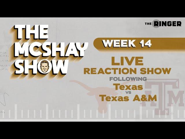 Live! Saturday Night College Football Reactions 11/30/24 | The McShay Show