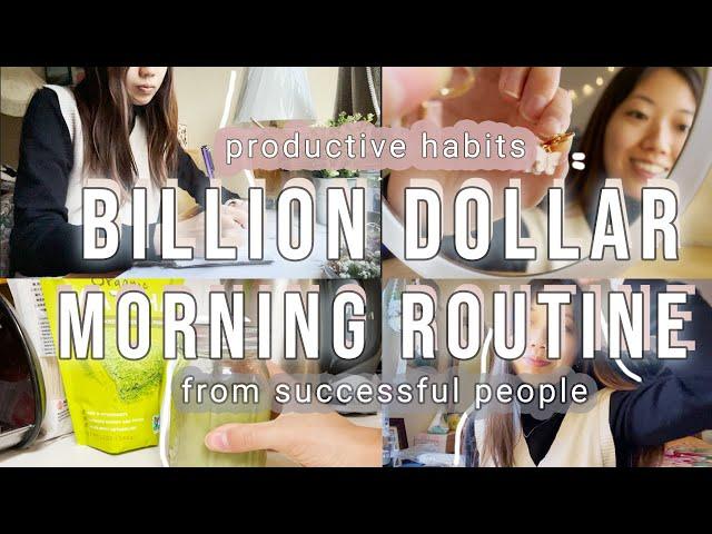 I tried the Billion Dollar Morning Routine | Habits of the Most Successful People