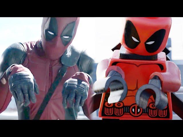 LEGO Deadpool VS Colossus - Funniest moment and Broken Hands!