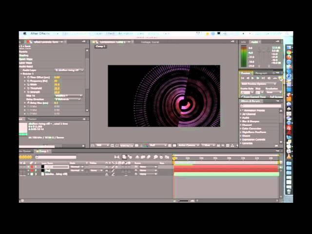 AE Tutorial - Using Audio React in Trapcode Form - Introduction and Advanced Training Series