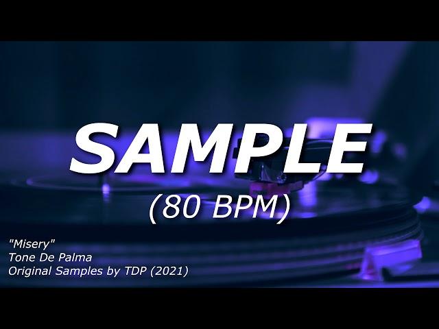 (80 BPM) Misery - Dark Trap SAMPLE - Loop for beats no drums