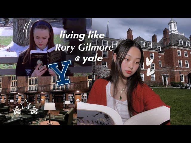 yale student lives like rory gilmore for a day. ️ | study vlog, good food, reading