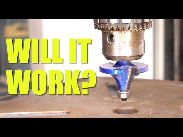 Can You Use Router Bits In A Drill Press??? Lets Find Out!