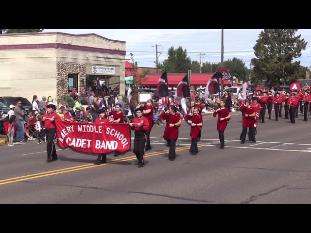 Amery HS and Cadet Bands in 2019 Fall Fest Parade