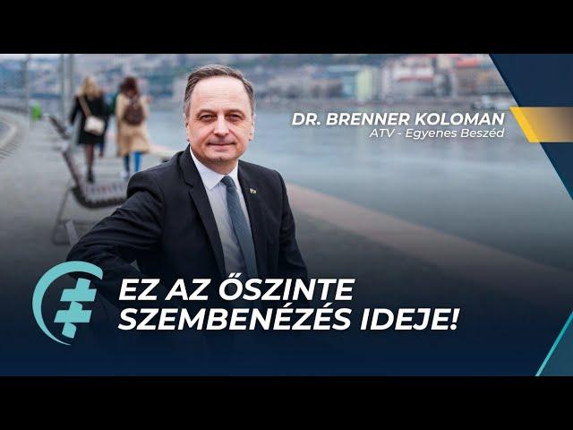 Brenner Koloman az ATV Egyenes Beszéd c. műsorában (2024.06.21.)