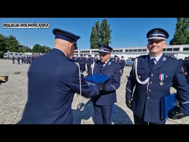 ŚWIĘTO POLICJI W ODDZIALE PREWENCJI POLICJI WE WROCŁAWIUTO POLICJI PREWENCJA film