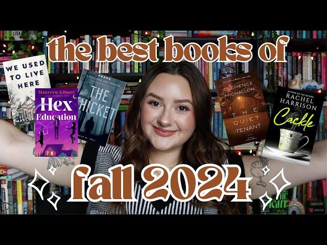 fall book recommendations 2024 | thrillers, horror, fun spooky books & more!