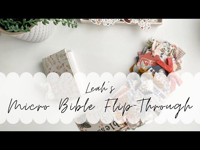 Micro Bible Flip-Through | Leah’s Micro Bible