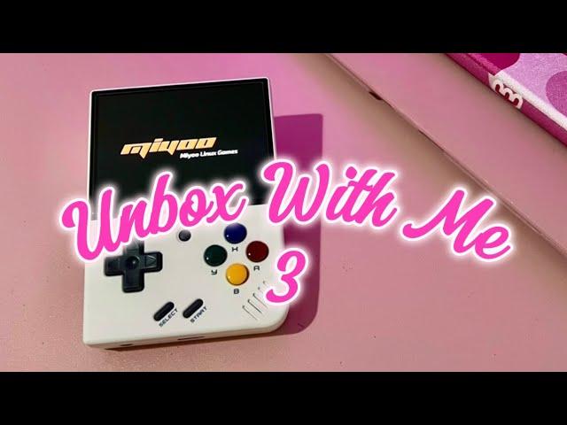 UNBOX WITH ME 3 || MIYOO PLUS MINI || AESTHETIC VLOG || PINKIELFMALZ