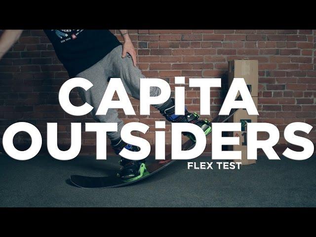 CAPiTA Outsiders Flex Test - BoardInsiders.com - 2016 CAPiTA Outsiders Snowboard Test