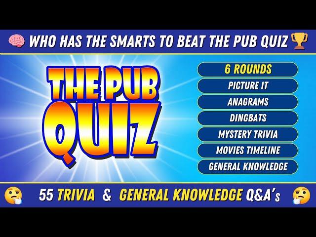 55 Fun TRIVIA NIGHT PUB QUIZ Questions to Challenge You!