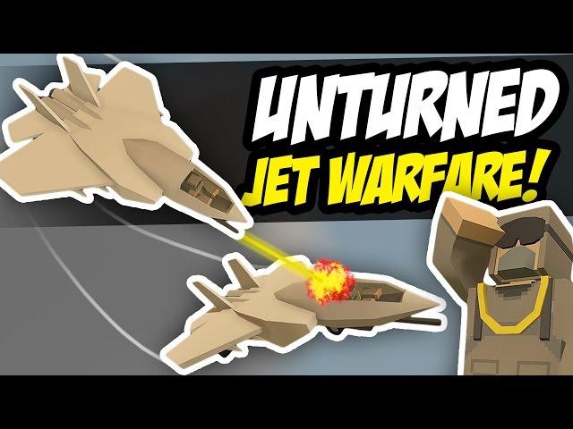 INSANE JET WARFARE - Unturned PVP (Pilot RP)