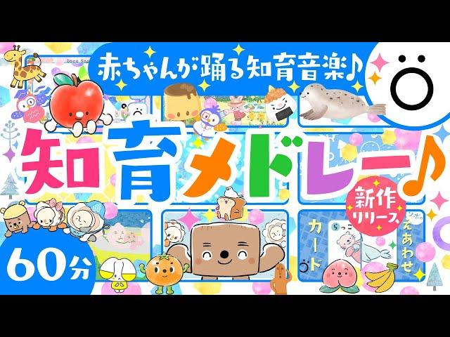 【赤ちゃんが喜ぶ音楽】知育メドレーö│泣き止む笑うアニメ️子供が喜ぶ寝る動画│こどものうた・童謡│歌・音楽│乳児・幼児向け知育番組│0歳/1歳/2歳/3歳の知育アニメ