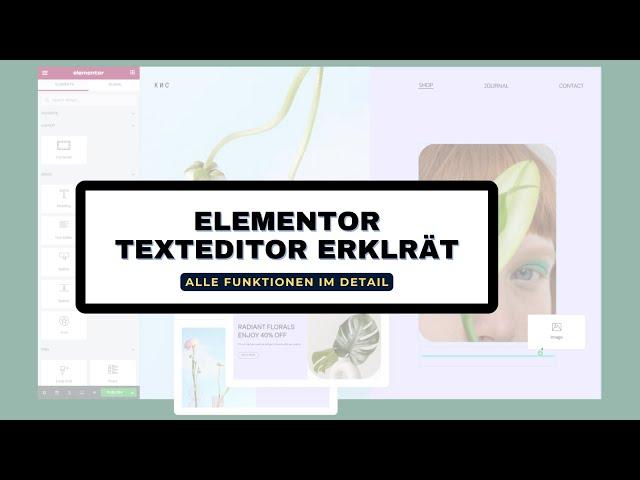 Elementor Texteditor erklärt – So gestaltest du deine Artikel professionell