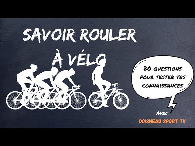 Attestation du savoir rouler à vélo : teste tes connaissances