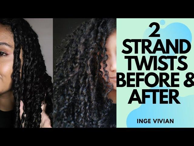 Two Strand Twist Type 3 Hair /Inge Vivian /South African Youtuber