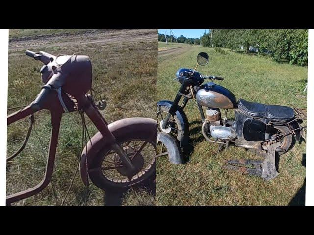 Новая дебютная находка - мотоцикл Чезет 175 1961 г.в. и случайная находка  Ява 360 без мотора