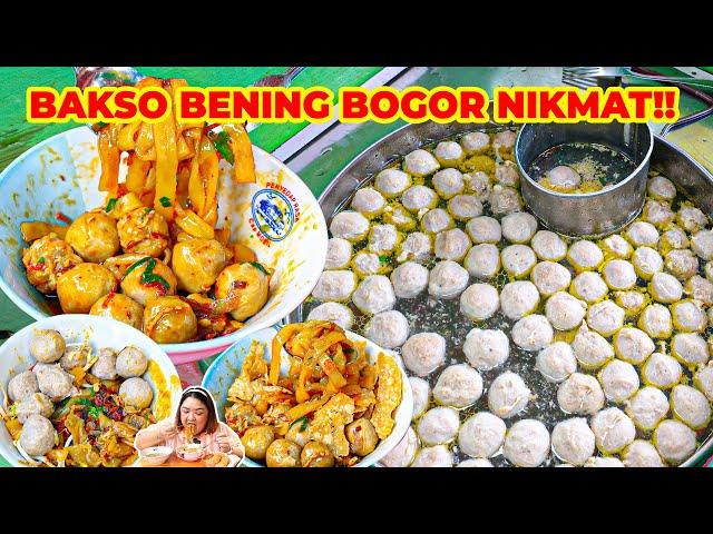 SATU LAGI BAKSO BENING NIKMAT DI KOTA BOGOR!! SEHARI BISA LUDES SAMPE 250 MANGKOK!!