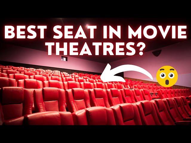 Which is the BEST SEAT in movie THEATRES (Technically)? 3D Animation #shorts