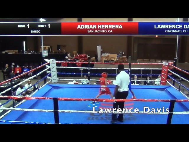 National Championship Adrian Herrera wins over Lawrence Davis 2021 Junior Olympics Lubbock, TX