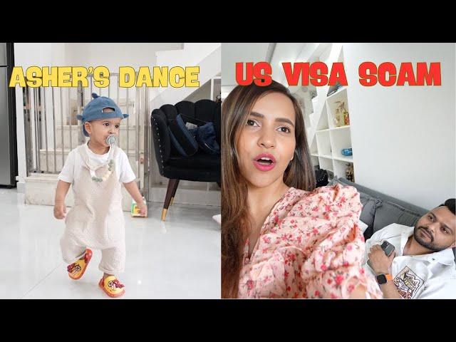 Asher ne kara DANCE & US VISA Scam hogya!