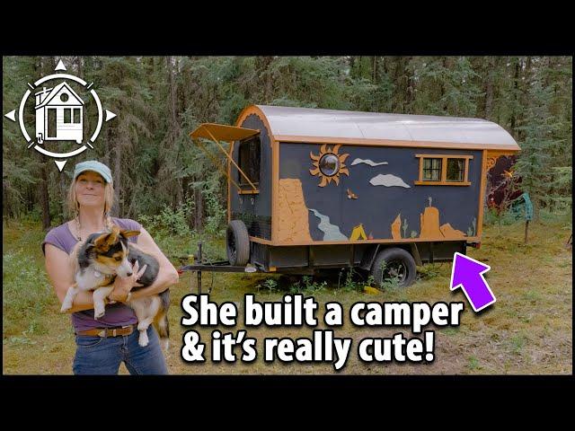 She built a Tiny House for just $5k!? Off-grid Alaska home