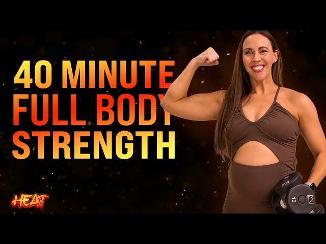 40 Minute Full Body Strength Workout - Low-Impact | All Fitness Levels ! #athomeworkout