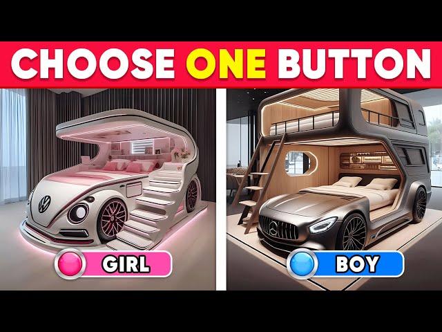 Choose One Button!   BOY or GIRL Edition | Daily Quiz