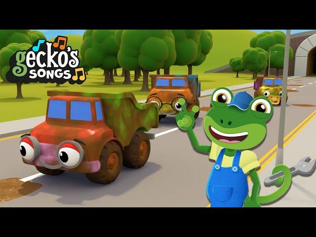 Gecko's Top Ten Songs | Nursery Rhymes & Kids Songs | Gecko's Garage | Truck Song For Kids