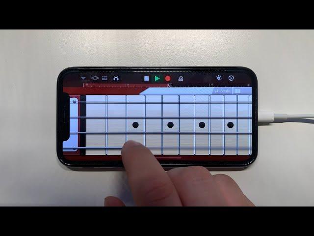 AC/DC - Back In Black on iPhone (GarageBand)