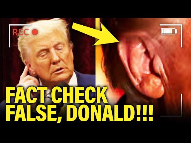 Trump SO CALLED EAR INJURY Claim BACKFIRES in His FACE