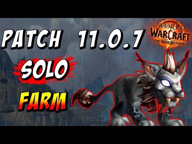 Patch 11.0.7 Solo Farm - WoW War Within Solo Gold Farm