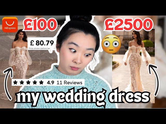 £100 AliExpress Dupe vs My £2500 Wedding Dress (I got both)