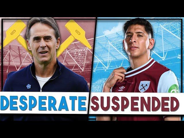 Edson Alvarez suspended for Newcastle v West Ham | Under pressure Lopetegui needs a win