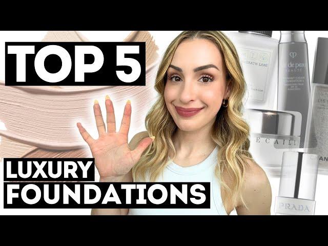 BEST LUXURY FOUNDATIONS that are worth EVERY PENNY!  Dry skin, mature skin, oily skin 2024