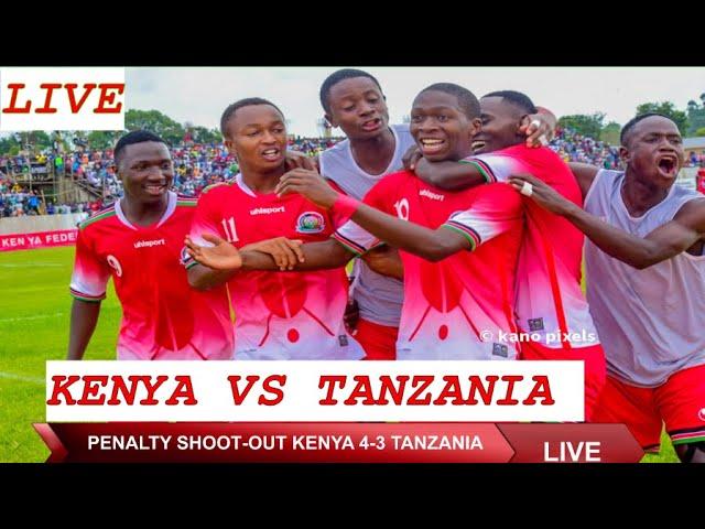 LIVE!! KENYA VS TANZANIA CECAFA SEMI-FINAL FOOTBALL MATCH IN KENYA!! KENYA VS TANZANIA UNDER 18