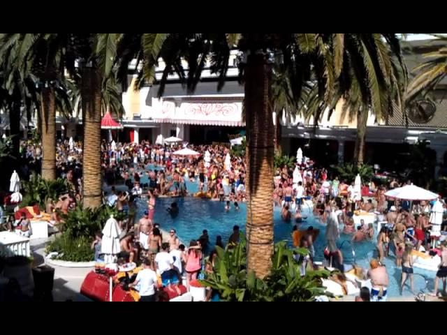 The Wynn Encore Beach Club Pool Party