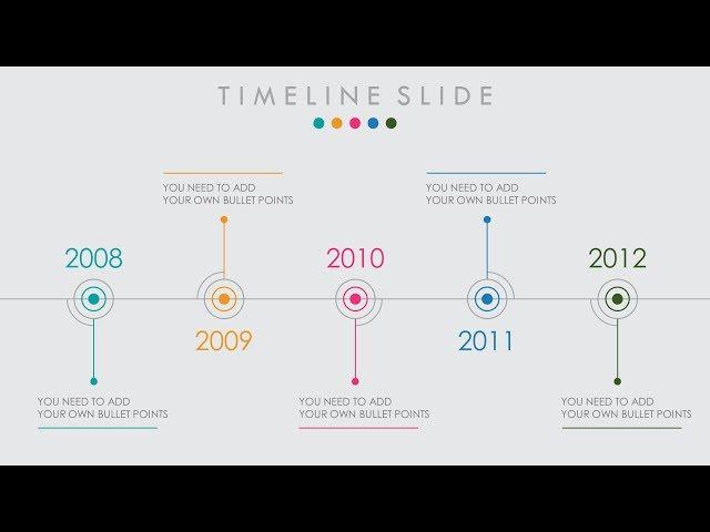 Animated PowerPoint Timeline Slide Design Tutorial