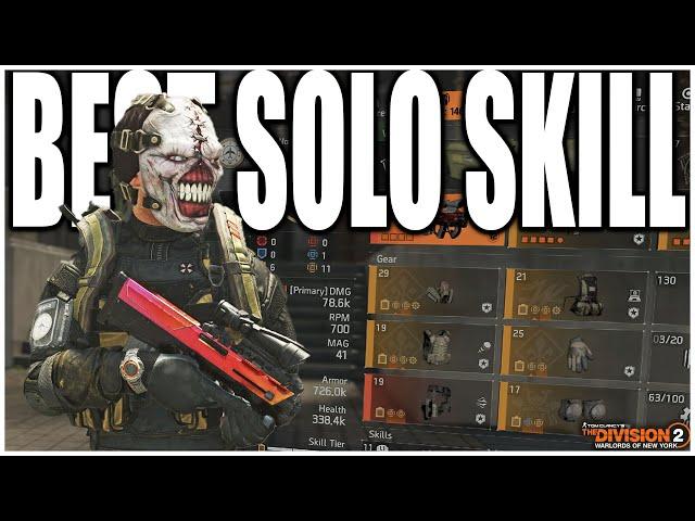 Still the BEST SOLO SKILL Build in the Division 2? It Will Clear Everything in Minutes!
