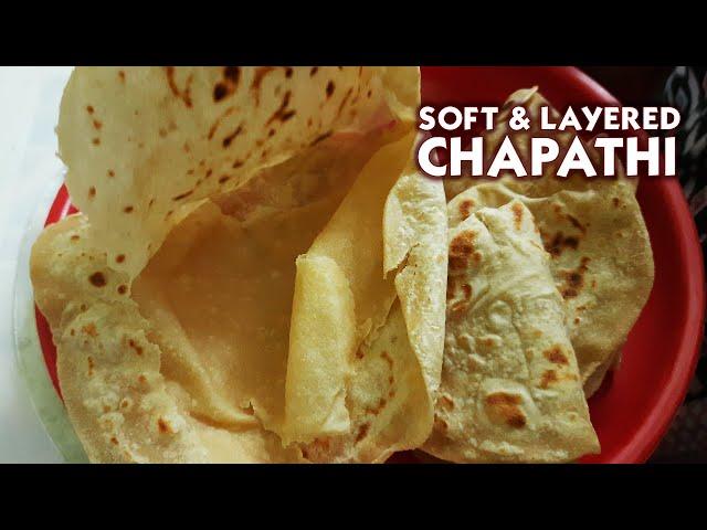 Soft & Multi Layered Chapathi || Kondas Kitchen by Kumari