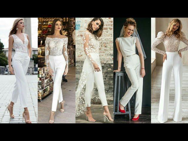 Absolutely stunning and modern wedding outfits pant suits or jumpsuits for wedding #2020